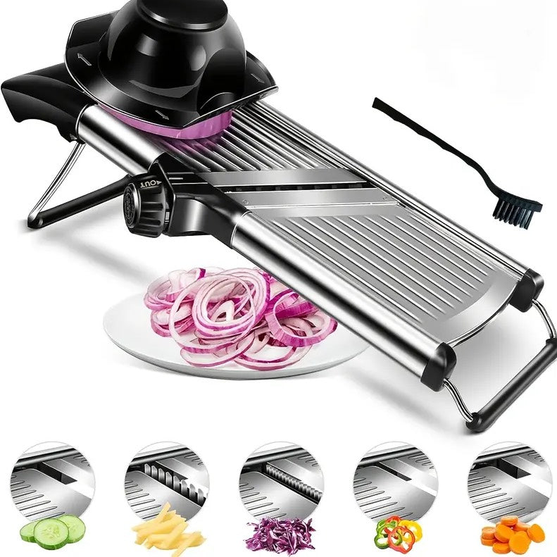 Mandoline de Cuisine Multifonction – Découpe Rapide et Sécurisée