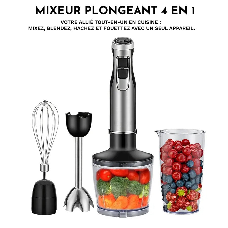 Mixeur Plongeant Multifonction – Puissant, Léger et Facile à Utiliser
