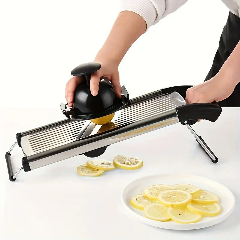 Mandoline de Cuisine Multifonction – Découpe Rapide et Sécurisée